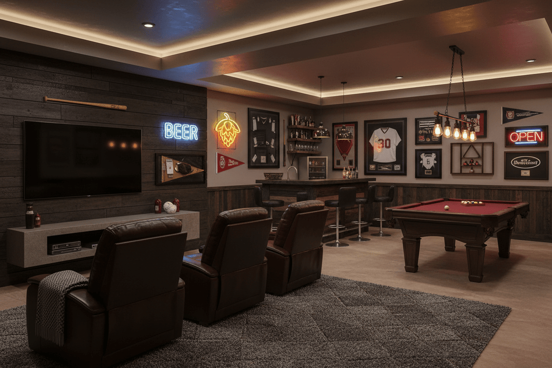 20 Tips for Creating the Ultimate Man Cave: A Step-by-Step Guide - Bro Dreams