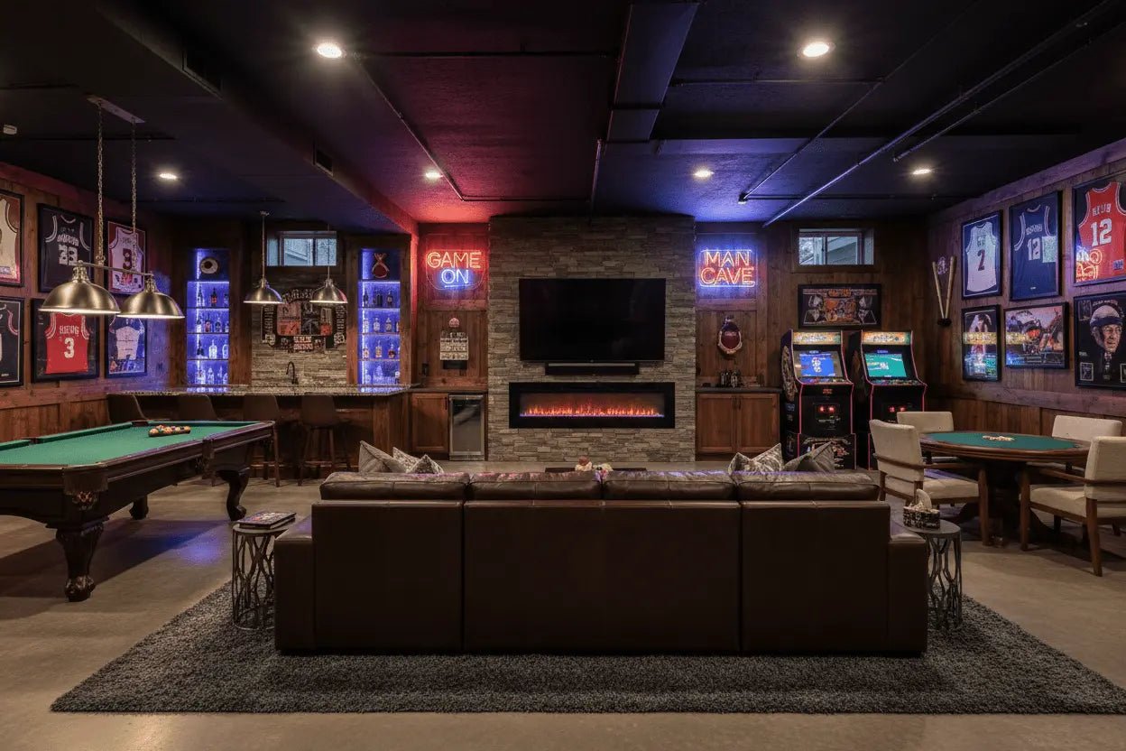 25 man cave design ideas for maximum comfort and usability - Bro Dreams