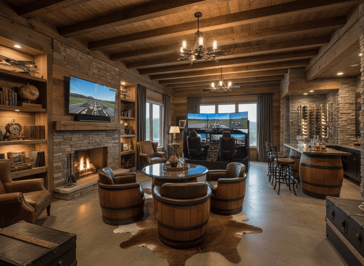 FAA approved flight training simulator for home