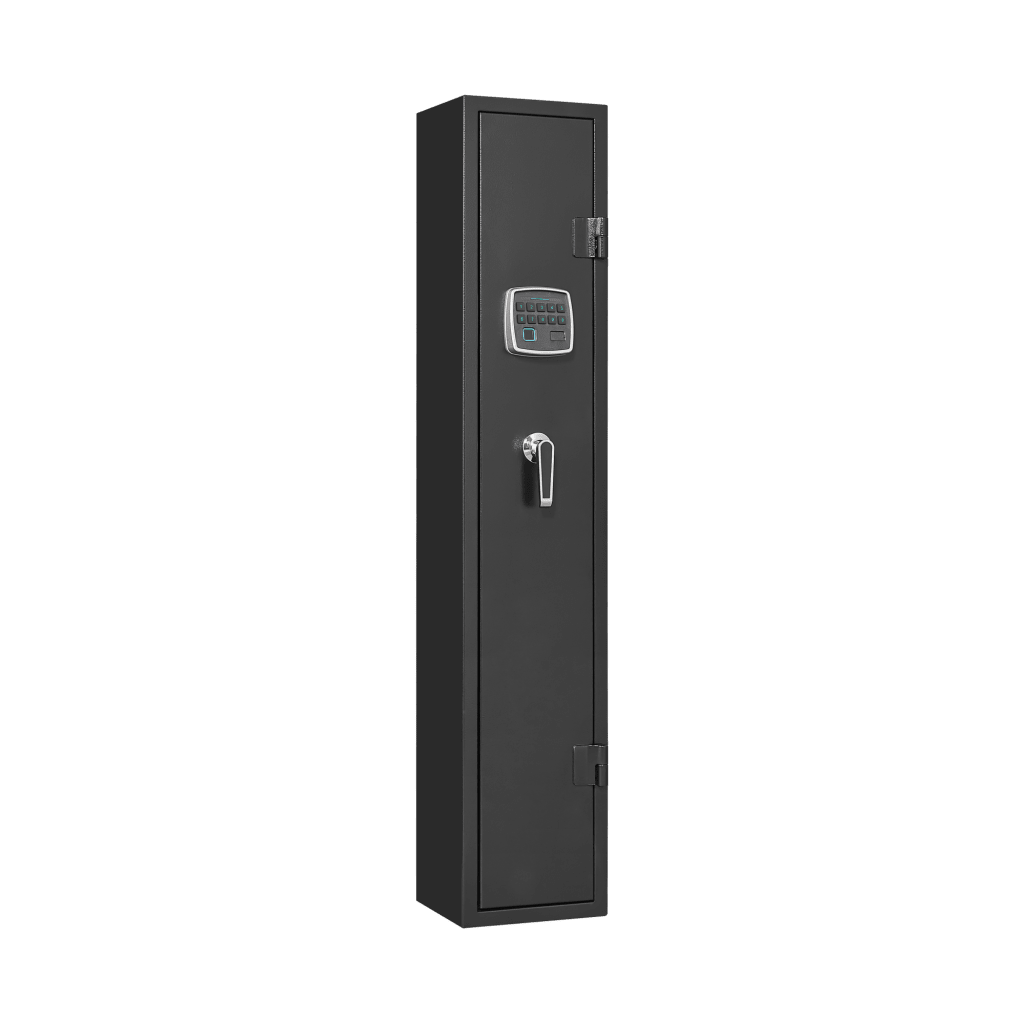 5 gun safes with 3 pistol pockets, quick access biometric adjustable heavy - duty gun rack mounted gun safes - Bro Dreams
