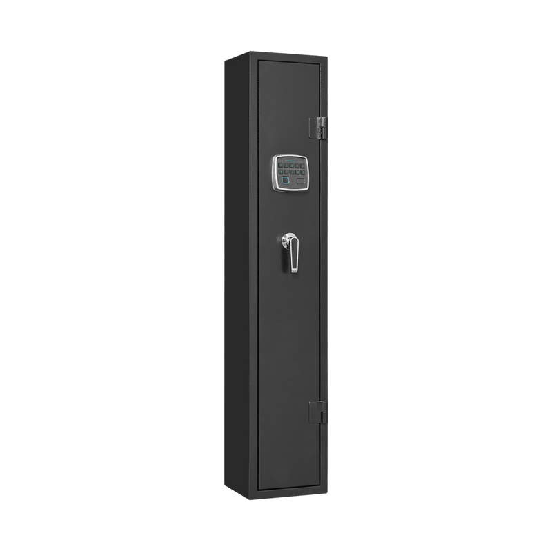 5 gun safes with 3 pistol pockets, quick access biometric adjustable heavy - duty gun rack mounted gun safes - Bro Dreams
