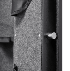 5 gun safes with 3 pistol pockets, quick access biometric adjustable heavy - duty gun rack mounted gun safes - Bro Dreams