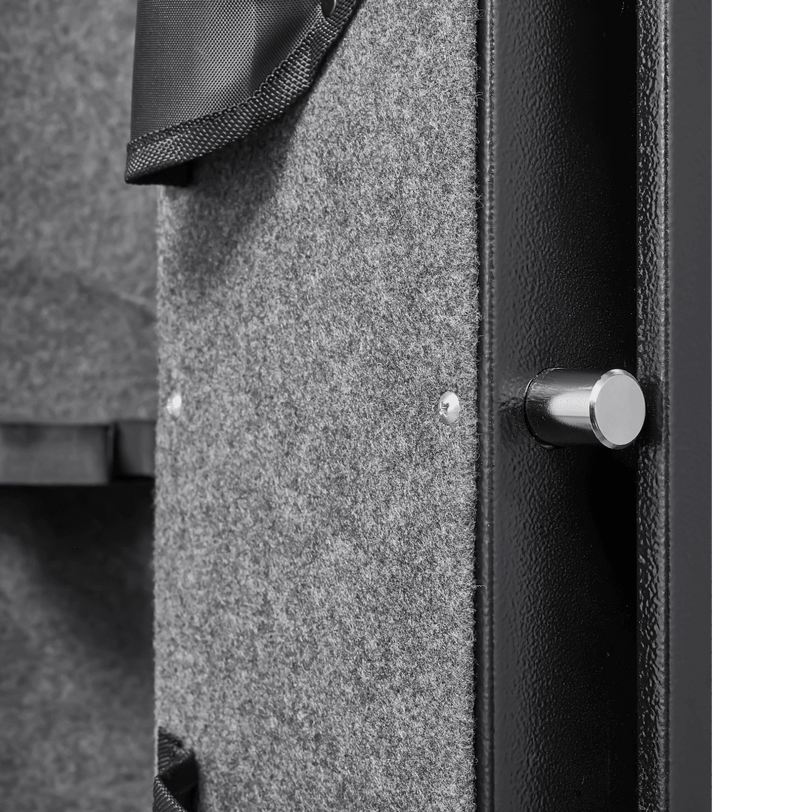 5 gun safes with 3 pistol pockets, quick access biometric adjustable heavy - duty gun rack mounted gun safes - Bro Dreams