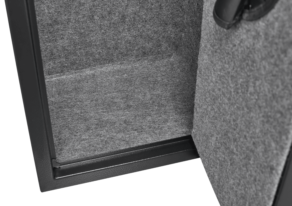 5 gun safes with 3 pistol pockets, quick access biometric adjustable heavy - duty gun rack mounted gun safes - Bro Dreams