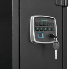 5 gun safes with 3 pistol pockets, quick access biometric adjustable heavy - duty gun rack mounted gun safes - Bro Dreams