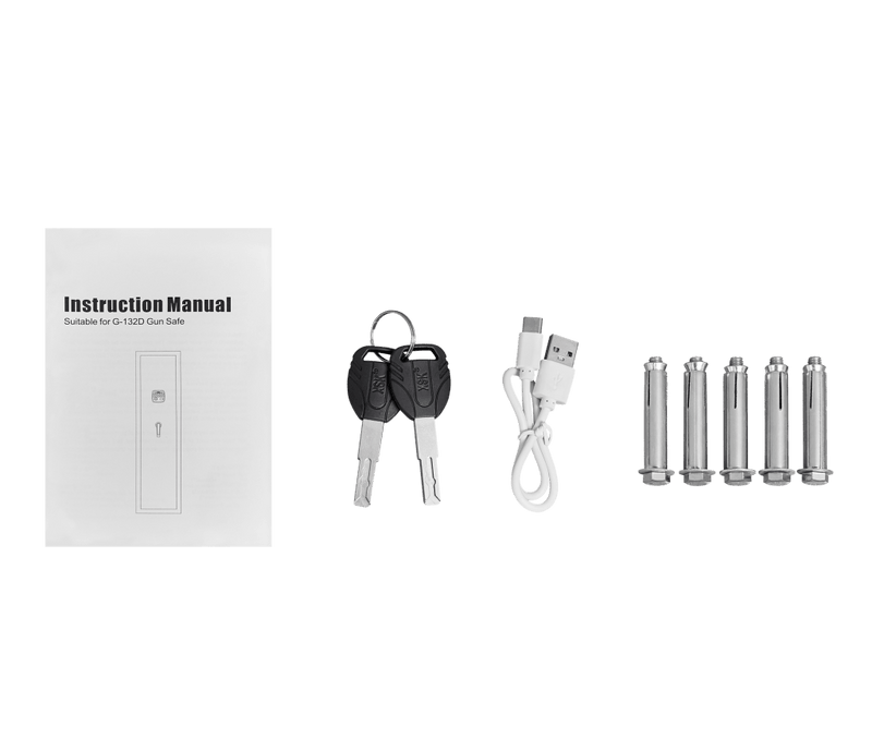 5 gun safes with 3 pistol pockets, quick access biometric adjustable heavy - duty gun rack mounted gun safes - Bro Dreams