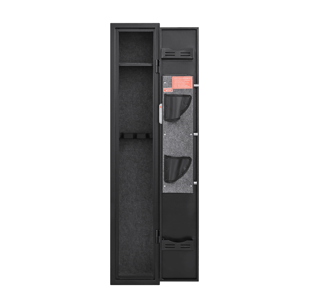 5 gun safes with 3 pistol pockets, quick access biometric adjustable heavy - duty gun rack mounted gun safes - Bro Dreams