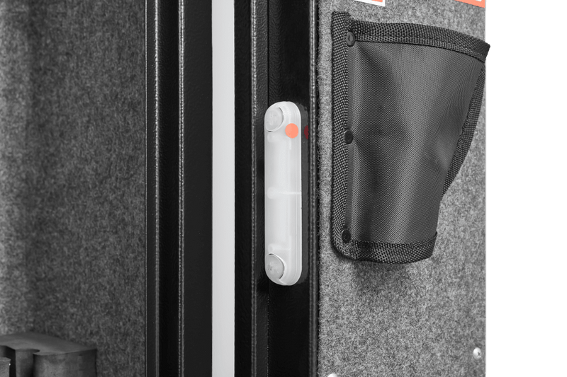 5 gun safes with 3 pistol pockets, quick access biometric adjustable heavy - duty gun rack mounted gun safes - Bro Dreams