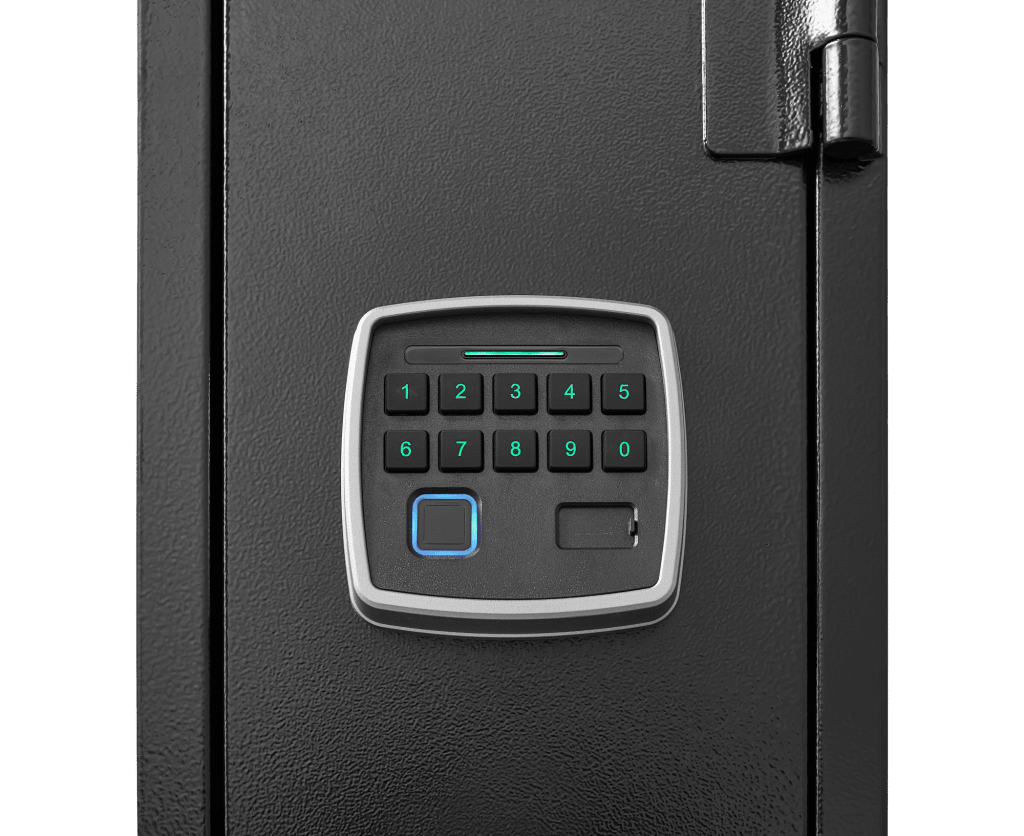 5 gun safes with 3 pistol pockets, quick access biometric adjustable heavy - duty gun rack mounted gun safes - Bro Dreams