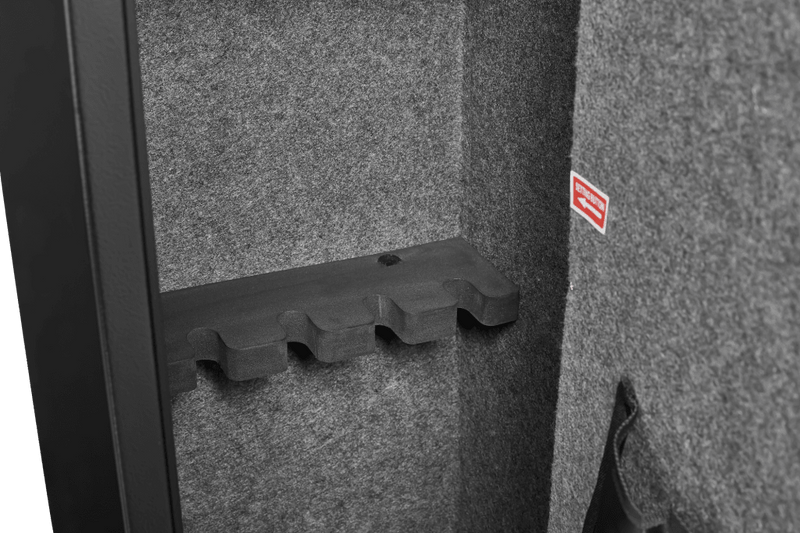 5 gun safes with 3 pistol pockets, quick access biometric adjustable heavy - duty gun rack mounted gun safes - Bro Dreams