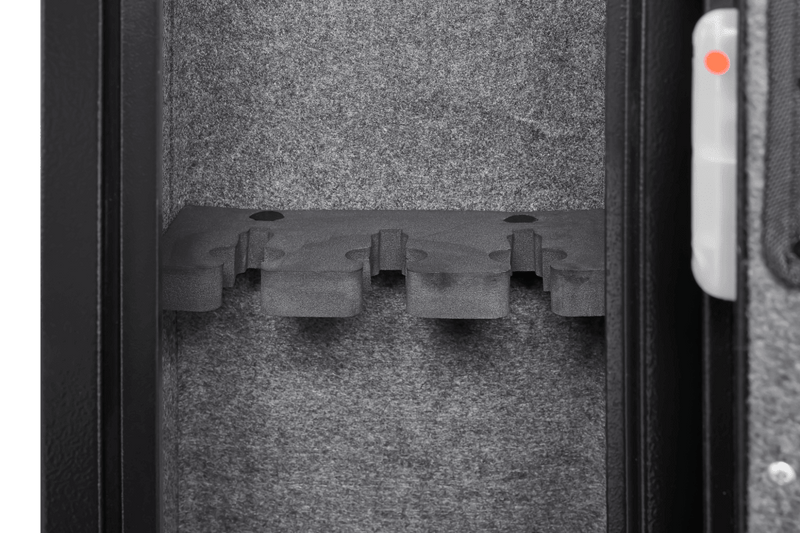 5 gun safes with 3 pistol pockets, quick access biometric adjustable heavy - duty gun rack mounted gun safes - Bro Dreams