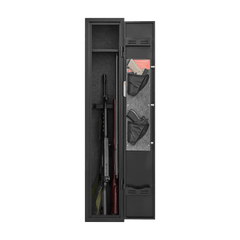 5 gun safes with 3 pistol pockets, quick access biometric adjustable heavy - duty gun rack mounted gun safes - Bro Dreams