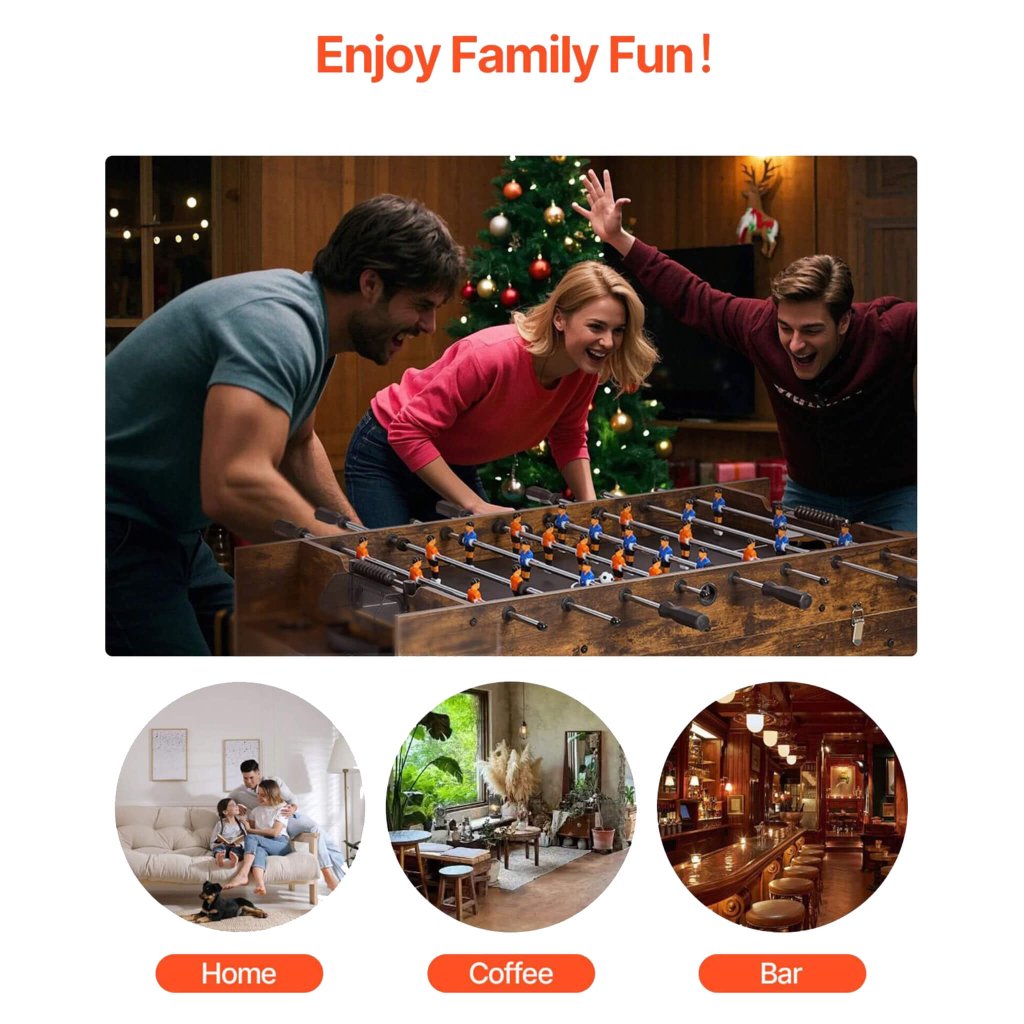 54 - Inch 3 - In - 1 Air Hockey, Ping Pong And Foosball Table Combo (SAK14896) - Bro Dreams