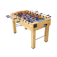 54 - Inch Hurricane Light Cherry Foosball Table With Accessories (SAK38651) - Bro Dreams