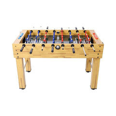 54 - Inch Hurricane Light Cherry Foosball Table With Accessories (SAK38651) - Bro Dreams