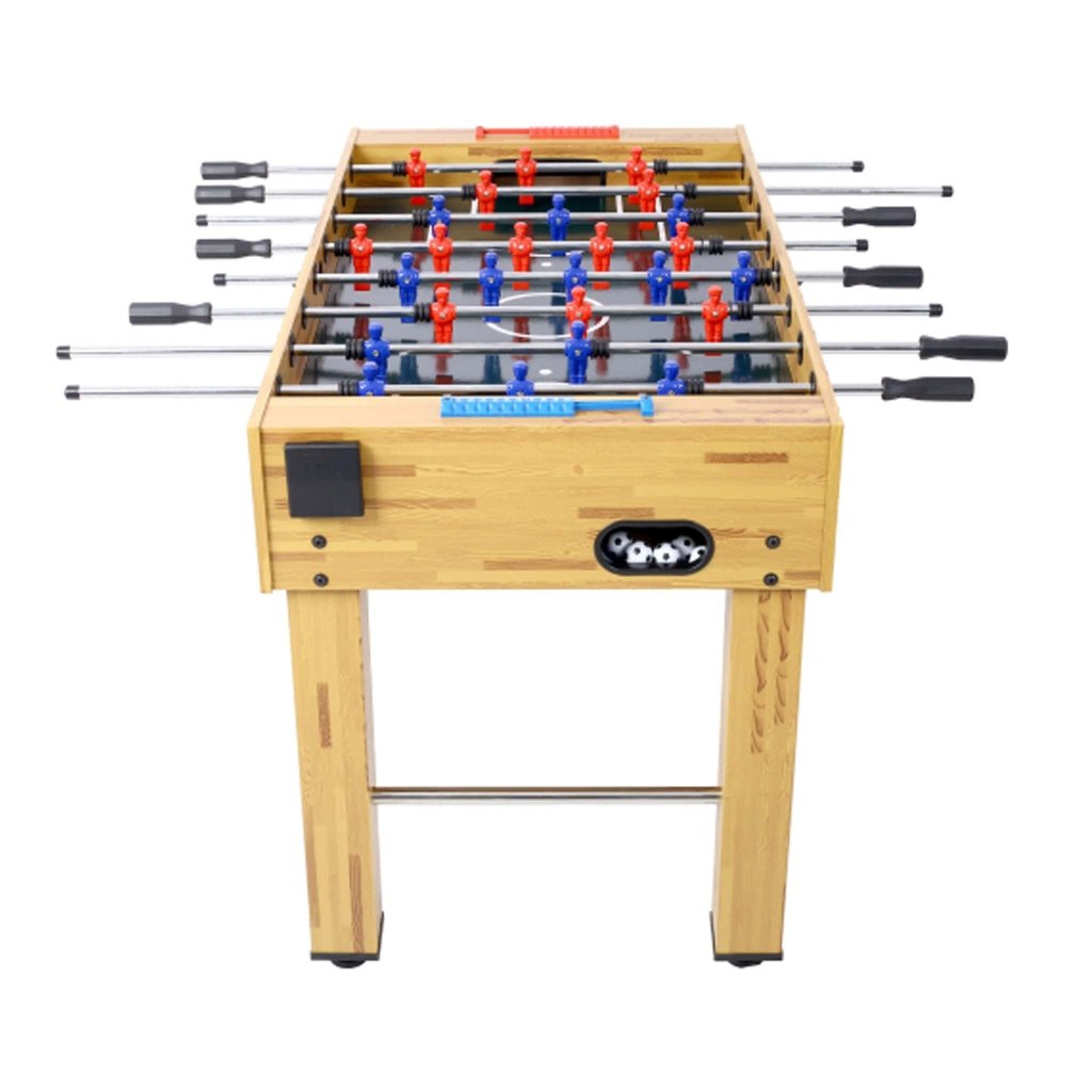 54 - Inch Hurricane Light Cherry Foosball Table With Accessories (SAK38651) - Bro Dreams