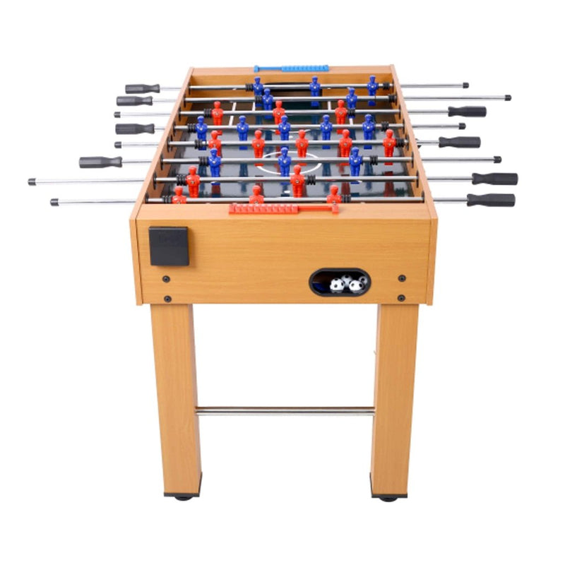 54 - Inch Hurricane Light Cherry Foosball Table With Accessories (SAK38651) - Bro Dreams
