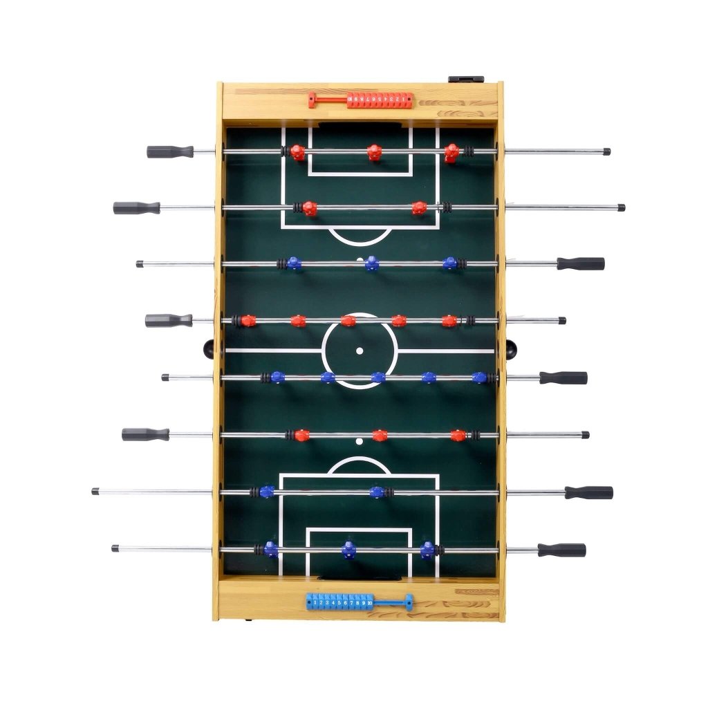 54 - Inch Hurricane Light Cherry Foosball Table With Accessories (SAK38651) - Bro Dreams