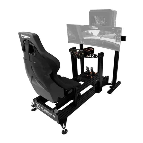 6 Sigma Single Monitor Stand with PC mount / None 6S-160 / Asetek Invicta Bundle