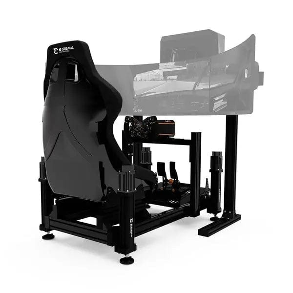 6 Sigma Standard Pedal Tray / Triple Monitor Stand with PC mount / Mimo 4 Lite 6S-80 / Asetek La Prima Bundle