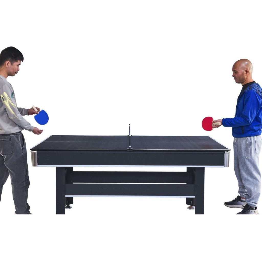 6FT Premium Wooden Multifunctional Pool Table With Table Tennis Top (SAK62741) - Bro Dreams