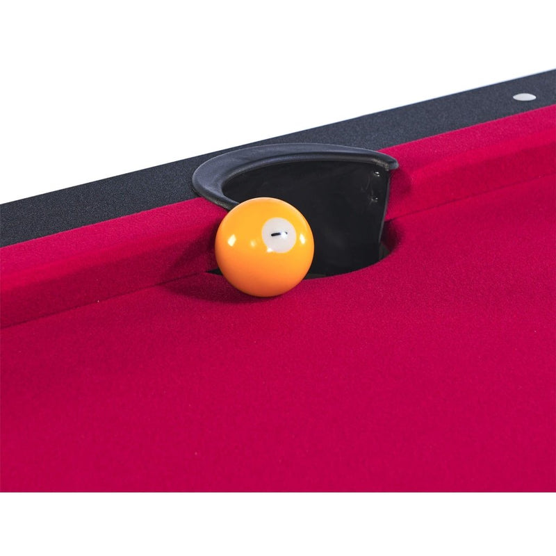 6FT Premium Wooden Multifunctional Pool Table With Table Tennis Top (SAK62741) - Bro Dreams
