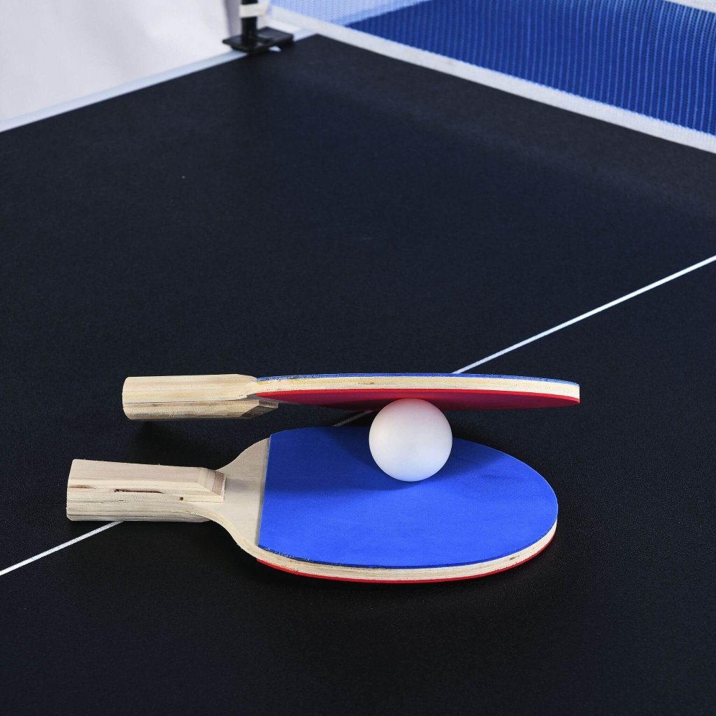6FT Premium Wooden Multifunctional Pool Table With Table Tennis Top (SAK62741) - Bro Dreams