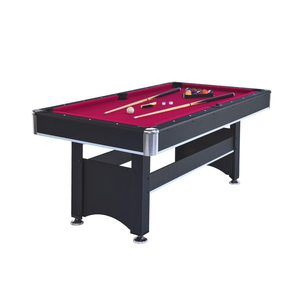 6FT Premium Wooden Multifunctional Pool Table With Table Tennis Top (SAK62741) - Bro Dreams