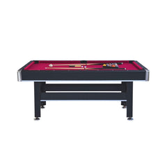 6FT Premium Wooden Multifunctional Pool Table With Table Tennis Top (SAK62741) - Bro Dreams