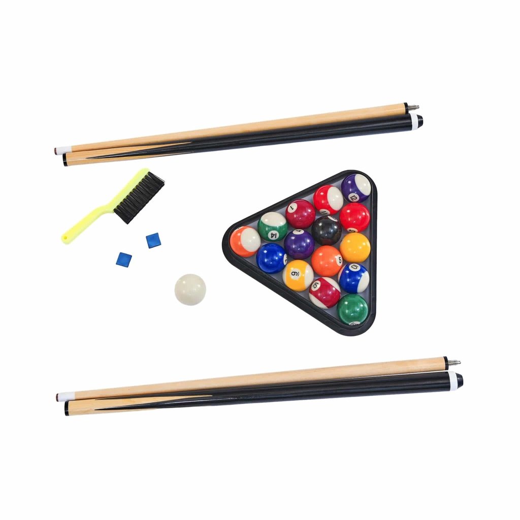 6FT Premium Wooden Multifunctional Pool Table With Table Tennis Top (SAK62741) - Bro Dreams