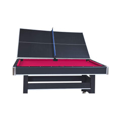 6FT Premium Wooden Multifunctional Pool Table With Table Tennis Top (SAK62741) - Bro Dreams
