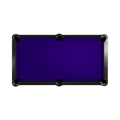 8FT Premium Professional Regal Slate Modern Graphite Solid Wood Billiard Pool Table Wtih Custom Table Cloth (SAK64029) - Bro Dreams