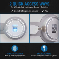 Barska 4.48 CF Large Heavy - Duty Fireproof Biometric Safe (SAK83490) - Bro Dreams