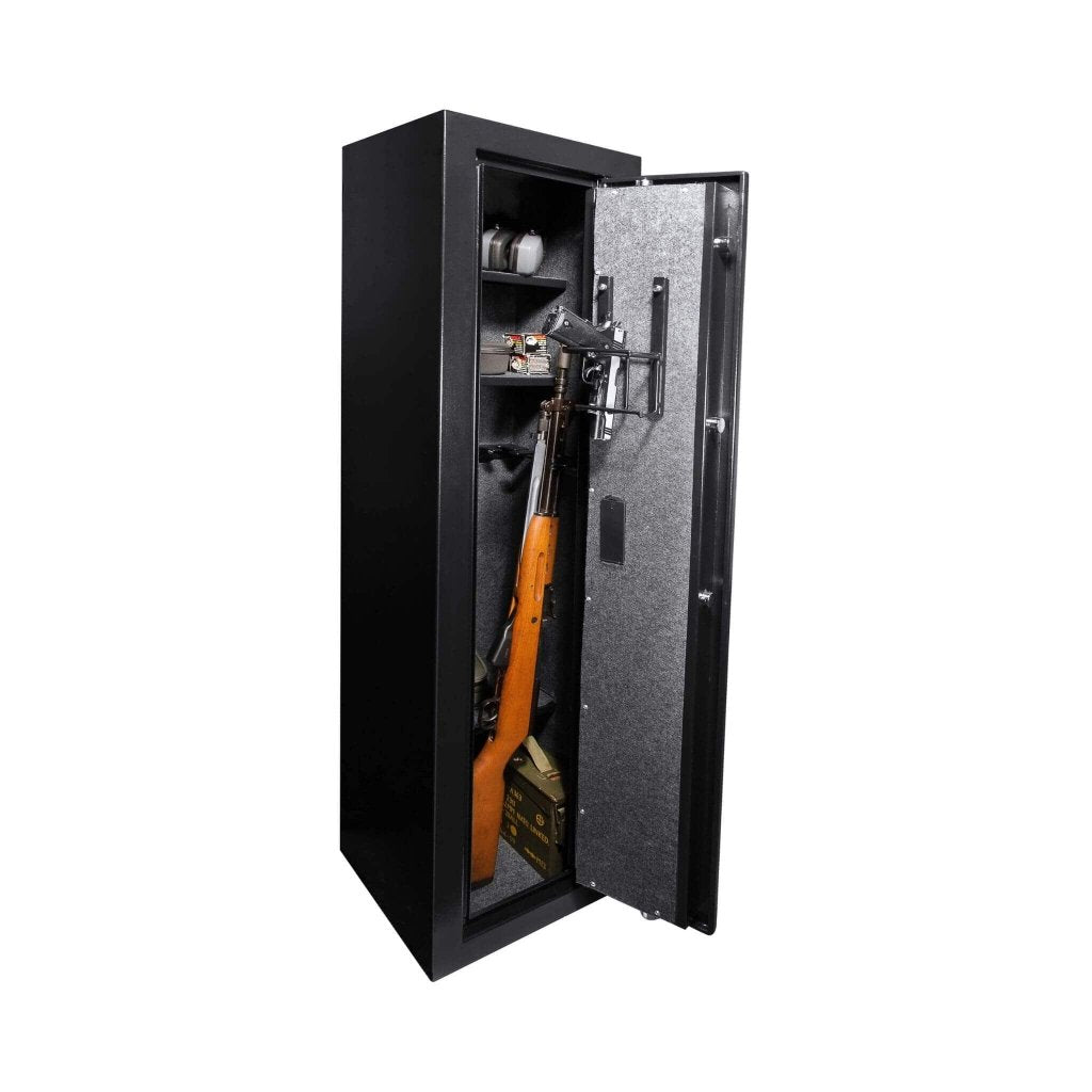 Barska 5.51 CF Tall Biometric Rifle Safe With Biometric Keypad (SAK90412) - Bro Dreams