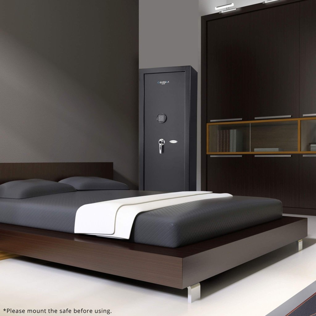 Barska 7.87 CF Extra - Large Rifle Gun Safe With Electronic Keypad And Secure Lock (SAK18420) - Bro Dreams