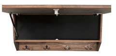 Birds in a Tree Large Gun Concealment Coat Rack - Handcrafted Wooden Gun Cabinets - Gun Shelf Hidden Storage for Rifles, Shotguns, & Handguns - Quick Access Hidden Wall Safe - Bro Dreams