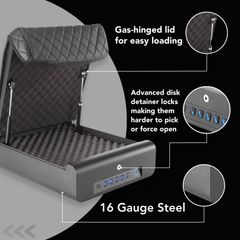 BoostedSafe Elite: Fingerprint, Key & Digital Combo - Bro Dreams
