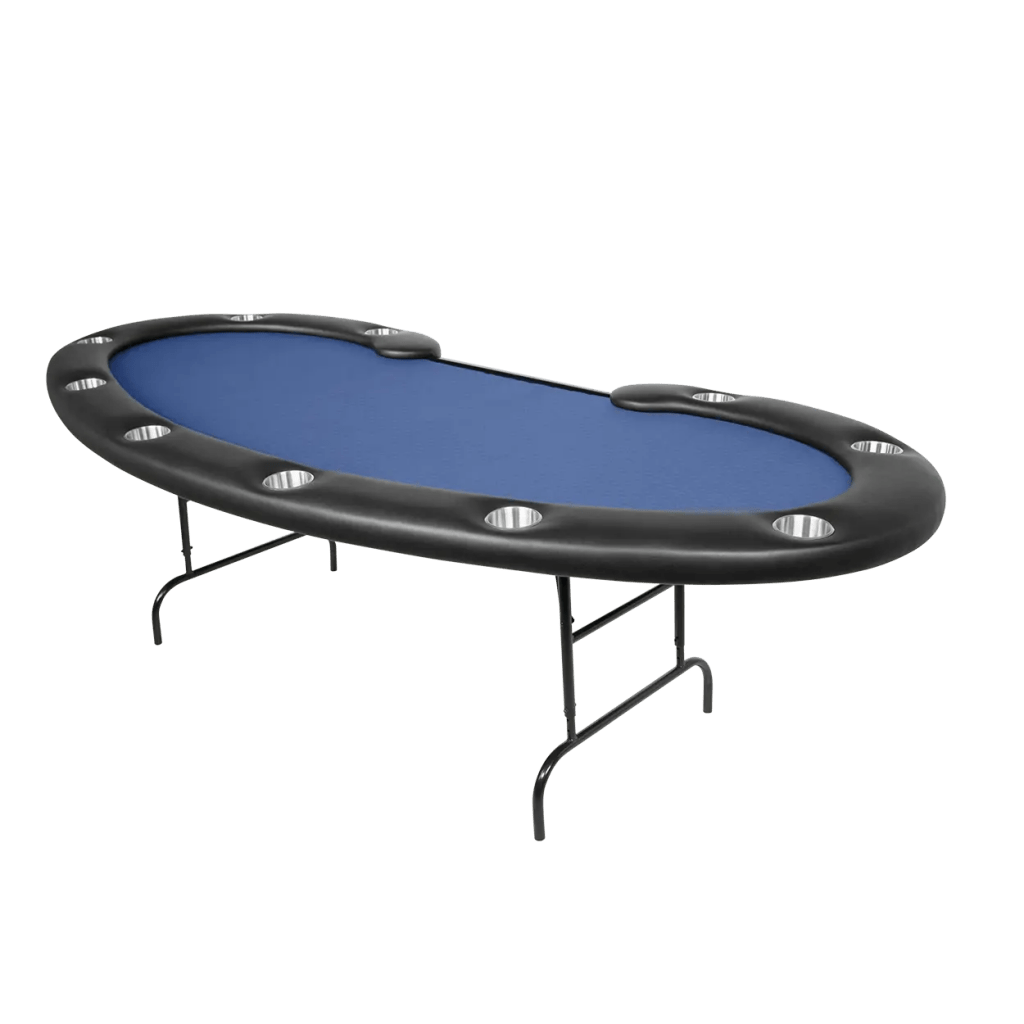 Bro Dreams Poker Table Blue Folding Leg Tables Prestige - Suited Speed