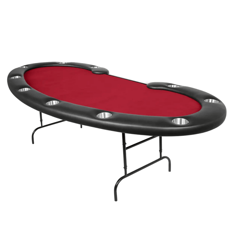 Bro Dreams Poker Table Red Folding Leg Tables Prestige - Standard Felt