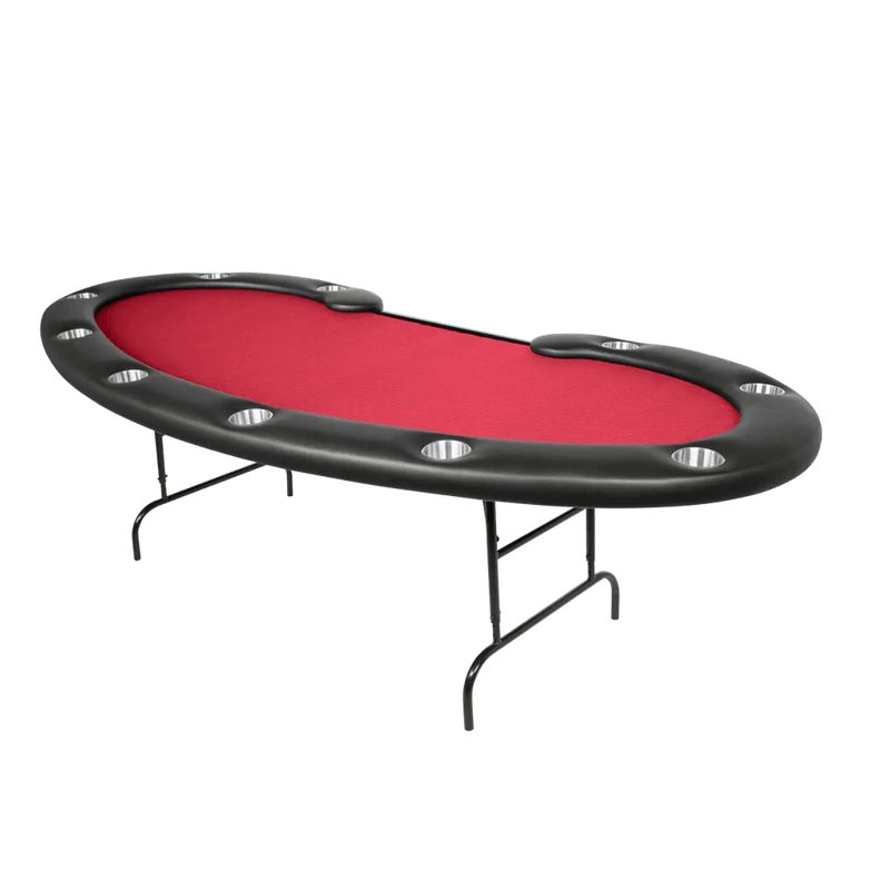 Bro Dreams Poker Table Red Folding Leg Tables Prestige - Suited Speed