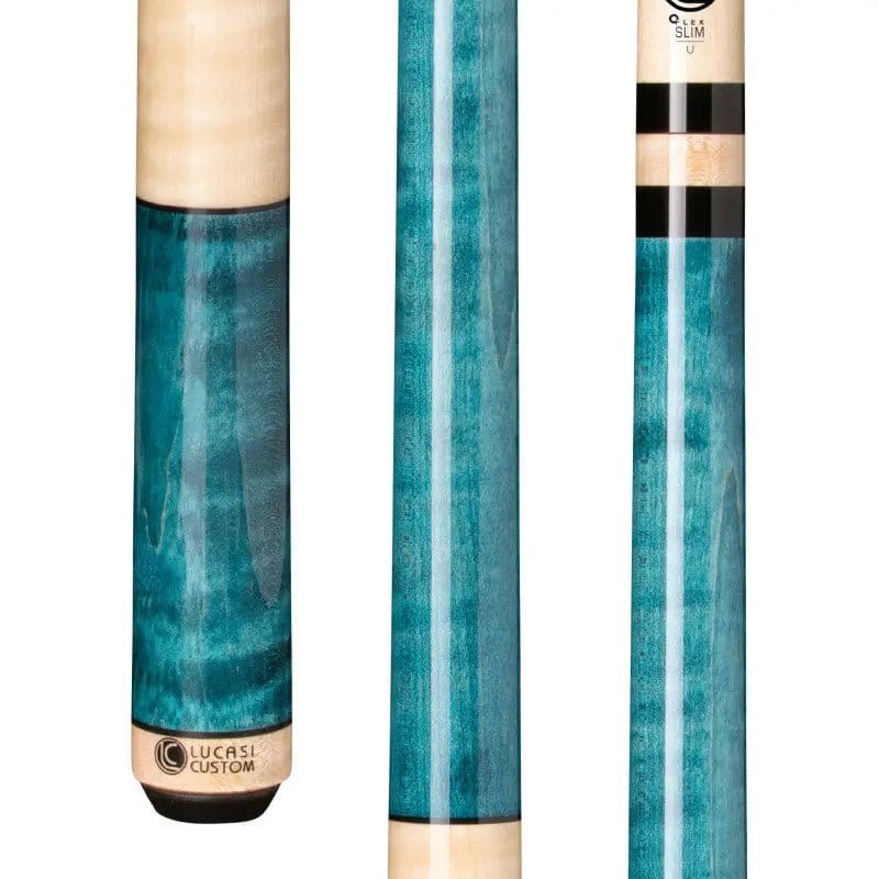 C.P.Dean Company Cue Stick 18oz Teal Birdseye Custom Lucasi Cue