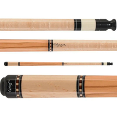 C.P.Dean Company Cue Stick Jacoby HB1 Birdseye Maple, Mediterranean Olivewood with Cocobolo Index Rings 18.8oz