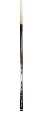 C.P.Dean Company Cue Stick K2 Cue Gloss Black, Cocobolo Points W/Wrapless White Wrap