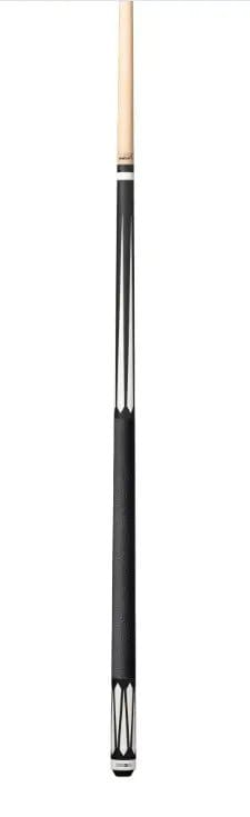 C.P.Dean Company Cue Stick K2 Cue Matte Black and White Floating Design, Leather Lore Wrap