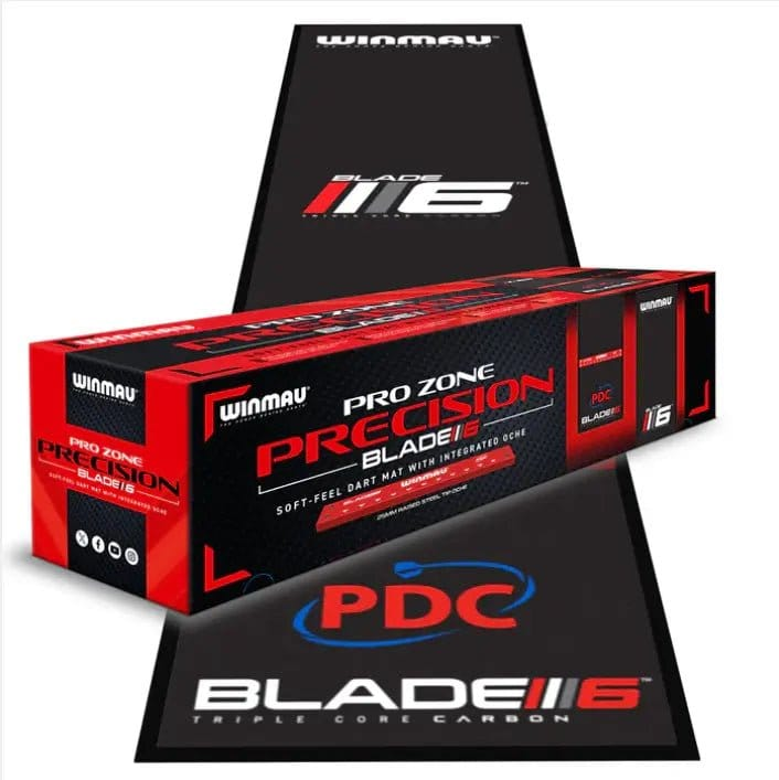 C.P.Dean Company Dart Products Winmau Pro Zone Precision Blade 6 Soft Feel Dart Mat & Integrated Oche