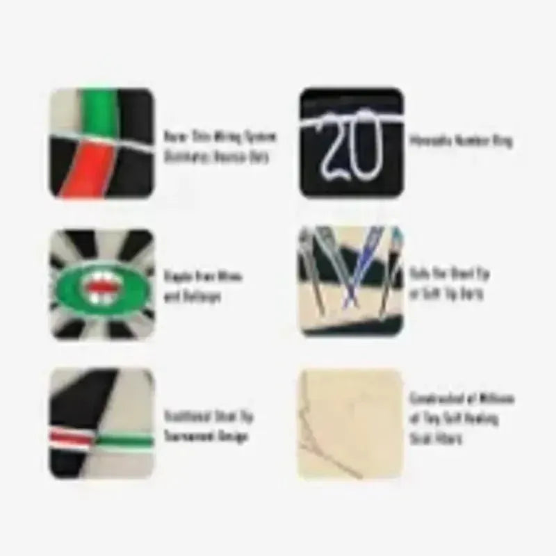 C.P.Dean Company Dartboards Razor Shot Bristle Dartboard