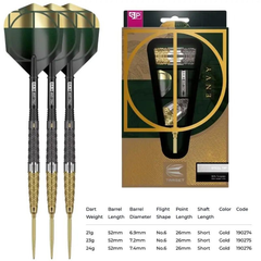 C.P.Dean Company Darts 01 / 21 Cult Envy Swiss Point Steel Tip Darts
