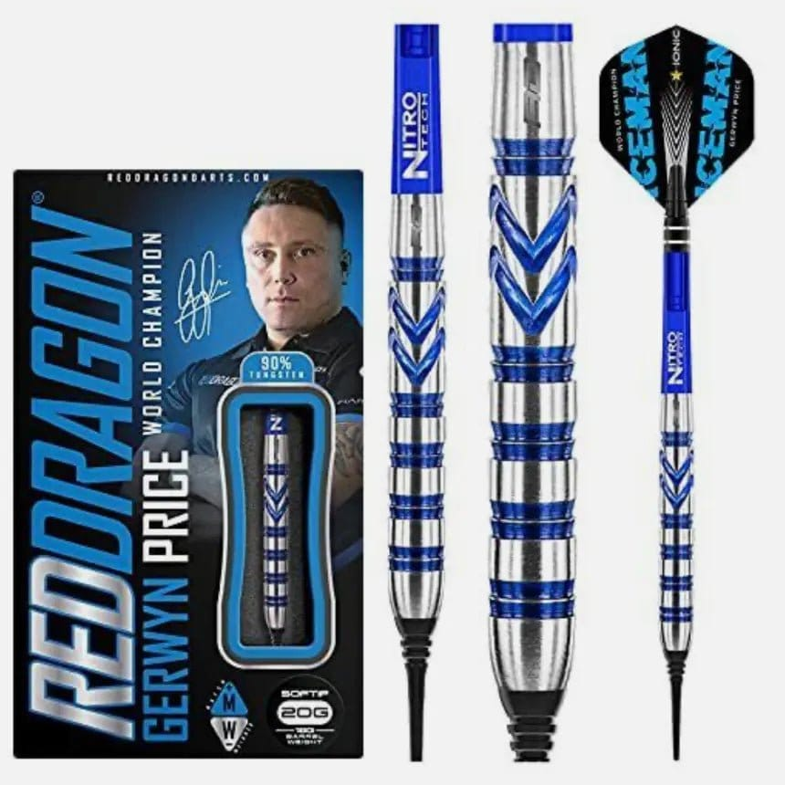 C.P.Dean Company Darts 20gm Gerwyn Price Iceman World Championship Soft Tip Darts