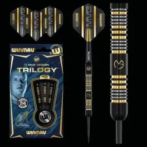 C.P.Dean Company Darts 21.5g Winmau MVG Trilogy Steel Tip Darts