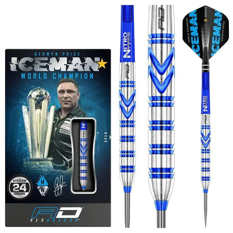C.P.Dean Company Darts 23g Gerwyn Price Iceman WC Blue Original ST Darts